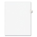 Customer Appreciation Sale - Save up to $60 off | Avery 01057 11 in. x 8.5 in. 10-Tab 57 Tab Titles Preprinted Legal Exhibit Side Tab Avery Style Index Dividers - White (25-Piece/Pack) image number 0