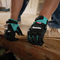 Work Gloves | Makita T-04282 Advanced ANSI 2 Impact-Rated Demolition Gloves - Large image number 5