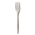 Food Service | Boardwalk BWKFORKPPMW 5.51 in. Mediumweight Polypropylene Fork Cutlery - White (1000/Carton) image number 1