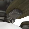 Hunter 53379 52 in. Kenbridge Noble Bronze Ceiling Fan with Light image number 6