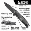 Klein Tools 44228 Electrician's Bearing-Assisted Open Pocket Knife image number 1