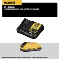 Battery and Charger Starter Kits | Dewalt DCB230C 20V MAX 3 Ah Lithium-Ion Compact Battery and Charger Starter Kit image number 1