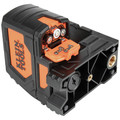 Laser Levels | Klein Tools 93LCLG Self-Leveling Green Cordless Cross-Line Laser with Red Plumb Spot image number 5