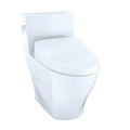 Bidets | TOTO MW6243046CEFGA#01 WASHLETplus Legato 1-Piece Elongated 1.28 GPF Toilet with Auto Flush S500e Bidet Seat (Cotton White) image number 0