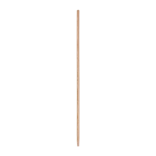 New Year New Savings! Save $25 off $150 | Boardwalk BWK124 1-1/8 in. x 54 in. Tapered End Lacquered Hardwood Broom Handle - Natural image number 0