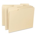 Office Jansan | Smead 10230 0.75 in. Expansion Letter Size 1/3-Cut Tabs Assorted Interior File Folders - Manila (100/Box) image number 1
