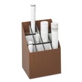 Office Filing Cabinets & Shelves | Safco 3079 15 in. x 12 in. x 22 in. 12 Compartments Corrugated Roll Files - Woodgrain image number 2
