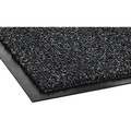 Office Jansan | Crown CS 0035GY 36 in. x 60 in. Cross-Over Olefin/Poly Indoor/Outdoor Wiper/Scraper Mat - Gray image number 1