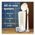 Drain Cleaning | Clorox 03191 ToiletWand Disposable Toilet Cleaning System with Caddy and Refills - White (1-Kit) image number 5
