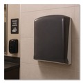 Paper Towel Holders | GEN DT34002ESD 11 in. x 4.5 in. x 14 in. Folded Towel Dispenser - Smoke (1/Carton) image number 3