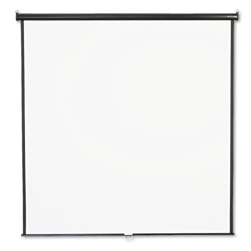  | Quartet 684S 84 in. x 84 in. Wall or Ceiling Projection Screen - White Matte Finish image number 0