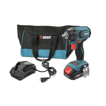 Senix PDWX2-M11 20V Max Brushless 3/8 in. Cordless Impact Wrench Kit (2 Ah)
