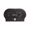 Office Jansan | Morcon Paper MOR M1005-8 Valay 11.5 in. x 6.5 in. Plastic Small Core Tissue Dispenser - Black image number 1