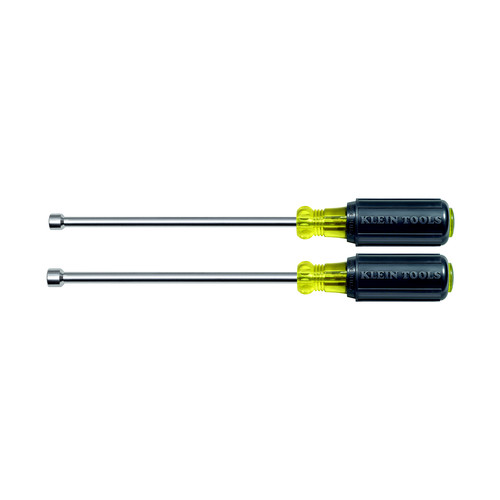 Nut Drivers | Klein Tools 646M 2-Piece 6 in. Shafts Magnetic Nut Driver Set image number 0