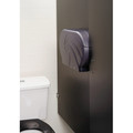 Just Launched | San Jamar R4000TBK 19 in. x 5-1/4 in. x 12 in. Twin 9 in. Tissue Dispenser - Transparent Black Pearl, Jumbo image number 2