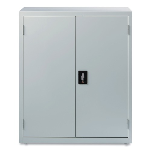Office Filing Cabinets & Shelves | Alera 25765 36 in. x 18 in. x 42 in. 3 Shelves Economy Assembled Storage Cabinets - Light Gray image number 0