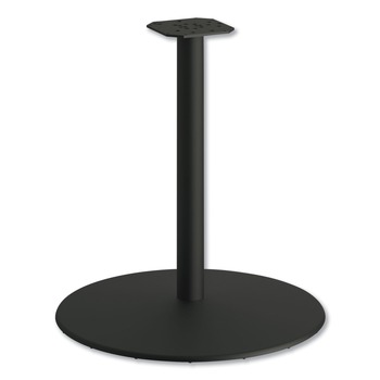 HON 29 in. High Between Round Disc Base for 30 in. Table Tops - Black Mica