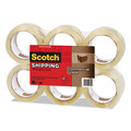  | Scotch 3750-6 1.88 in. x 54.6 yds. 3750 Commercial Grade 3 in. Core Packaging Tape with Dispenser - Clear (6/Pack) image number 1