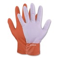 Disposable Gloves | Ammex GWUOFN48050 9.06 in. 6 mil Ultra Industrial Flock-Lined Nitrile Disposable Gloves - X-Large/Orange (500/Carton) image number 1