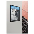 Floor Signs | Durable 476901 DURAFRAME 11 in. x 17 in. Sign Holder - Black Frame (2/Pack) image number 6