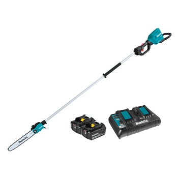 Factory Reconditioned Makita 18V X2 (36V) LXT Brushless Lithium-Ion 10 in. x 8 ft. Cordless Pole Saw Kit with 2 Batteries (5 Ah)