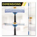 Cleaning Tools | Gritt Commercial GRI1376F143PK Pro Window Washing Kit with Squeegee, Washer and 6 ft Telescopic Pole, 14-in Wide, 3/Kit image number 3