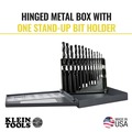 Bits and Bit Sets | Klein Tools 53002 13-Piece Regular-Point Drill-Bit Set image number 4