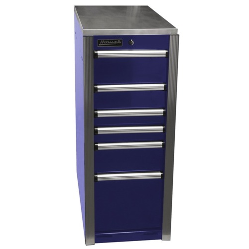Cabinets | Homak HX04072171 HXL 72 in. Roller Cabinet with SS Top - Black image number 0