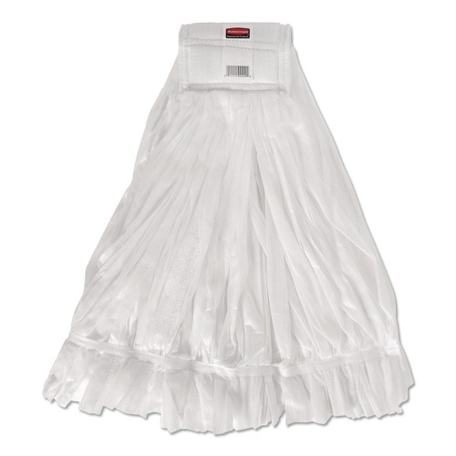 Mops | Rubbermaid Commercial 2025507 5 in. Headband Nonwoven Fiber #24 Disposable Mop - White image number 0