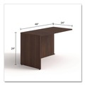 Office Desks & Workstations | Alera AE1NNN-R2448S HRG 48 in. x 24 in. x 29 in. Seville Series Reversible Return Shell - Mahogany image number 1