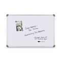 Office & Office Supplies | Quartet 79378 36 x 24 Euro-Style Magnetic Dry-Erase Aluminum Frame Boards - White Surface/Silver Aluminum Frame image number 1