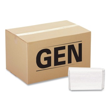 GEN G1509 9 in. x 9.45 in. Multifold Paper Towels - White (4000/Carton)