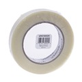 Office Jansan | Universal UNV30024 3 in. Core 24 mm. x 54.8 m. #120 Utility Grade Filament Tape - Clear (1-Roll) image number 0