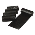 Trash Bags | GEN RM3339H 33 in. x 39 in. 33 gallon 1.1 mil Interleaved Roll Low Density Can Liners - Black (100/Carton) image number 0