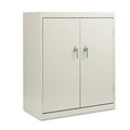  | Alera CM4218LG 36 in. x 18 in. x 42 in. Assembled High Storage Cabinet with Adjustable Shelves - Light Gray image number 0