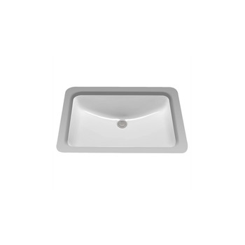 TOTO Undermount Vitreous China 16.38 in. x 23.25 in. Rectangular Bathroom Sink (Cotton White)
