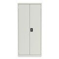 Office Filing Cabinets & Shelves | Alera 25771 30 in. x 15 in. x 66 in. 4 Shelves Economy Assembled Storage Cabinets - Light Gray image number 0