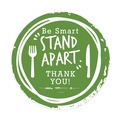 Floor Signs | Tabbies 79061 BeSafe Messaging 12 in. Floor Decals - Green/White (6/Pack) image number 1