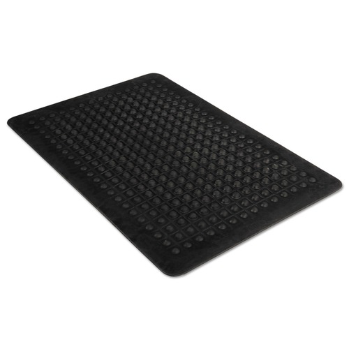 | Guardian 24030500 Flex Step 36 in. x 60 in. Rubber Polypropylene Anti-Fatigue Mat - Black image number 0