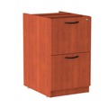  | Alera ALEVA542822MC 15.63 in. x 20.5 in. x 28.5 in. Valencia Series 2-Drawer Full File Pedestal - Medium Cherry image number 1