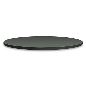HON Between 42 in. Round Laminated Table Top - Steel Mesh/Charcoal