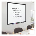  | Quartet 2548B 96 in. x 48 in. Classic Series Porcelain Magnetic Dry Erase Board - White Surface, Black Aluminum Frame image number 2