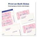 Office Jansan | Avery 05911 2 in. x 3.5 in. Printable Microperforated Business Cards with Sure Feed Technology for Laser Printers - White (2,500 Cards, 10/Sheet, 250 Sheets/Box) image number 5