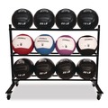 Office Filing Cabinets & Shelves | Champion Sports RPXRACK RPX 18.5 in. x 62 in. x 45 in. 220 lbs. Capacity Metal Medicine Ball Rack - Black image number 2