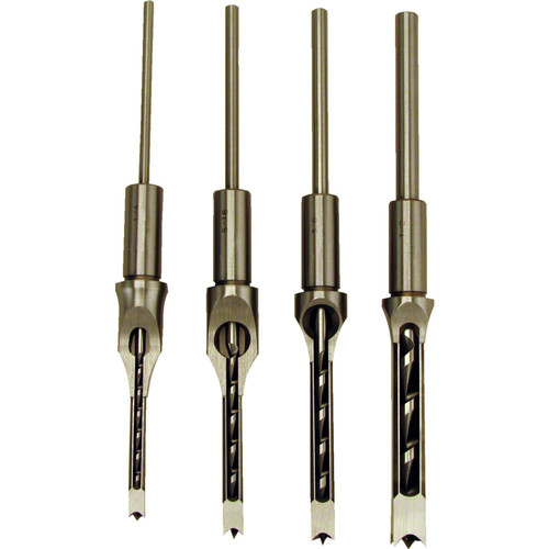 Bits and Bit Sets | Powermatic 1791096 4-Piece Mortise Chisel and Bit Set image number 0
