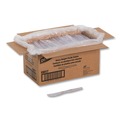  | Dixie KH017 Heavyweight Polystyrene Cutlery Knives Pack - Clear (1000/Carton) image number 2
