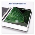Office Jansan | Avery 17002 11 in. x 8.5 in. 0.5 in. Capacity 3-Rings Durable View Binder with DuraHinge and Slant Rings - White image number 8