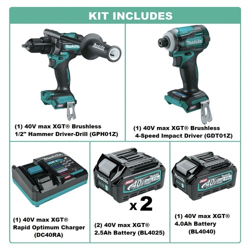 Makita GT200D BL4040 BNDL 40V max XGT Brushless Lithium Ion