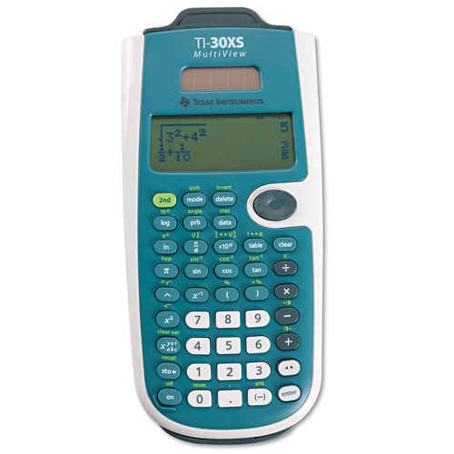 Office Jansan | Texas Instruments 30XSMV/TBL 16-Digit LCD TI-30XS MultiView Scientific Calculator image number 0