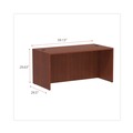 Office Jansan | Alera ALEVA216030MC 59.13 in. x 29.5 in. x 29.63 in. Valencia Series Straight Front Desk Shell - Medium Cherry image number 5